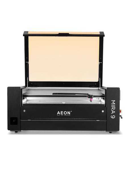 Laser de gravure/découpe de bureau MIRA 9 40 W / 60 W / 75 W RECI / 80 W / 100 W RECI /RF 30 W/RF 60 W
